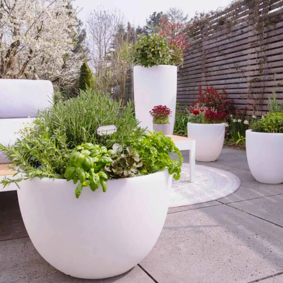 Vase mit LED- oder Solarbeleuchtung Modernes Design in verschiedenen Größen - Svasostar