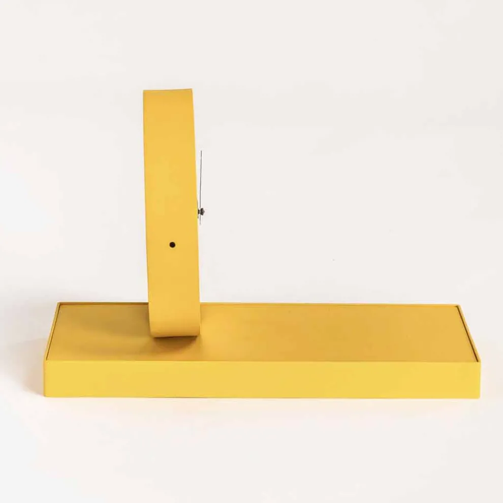 Drehtischuhr mit Stahlspiegel Made in Italy - Verdienstvoll