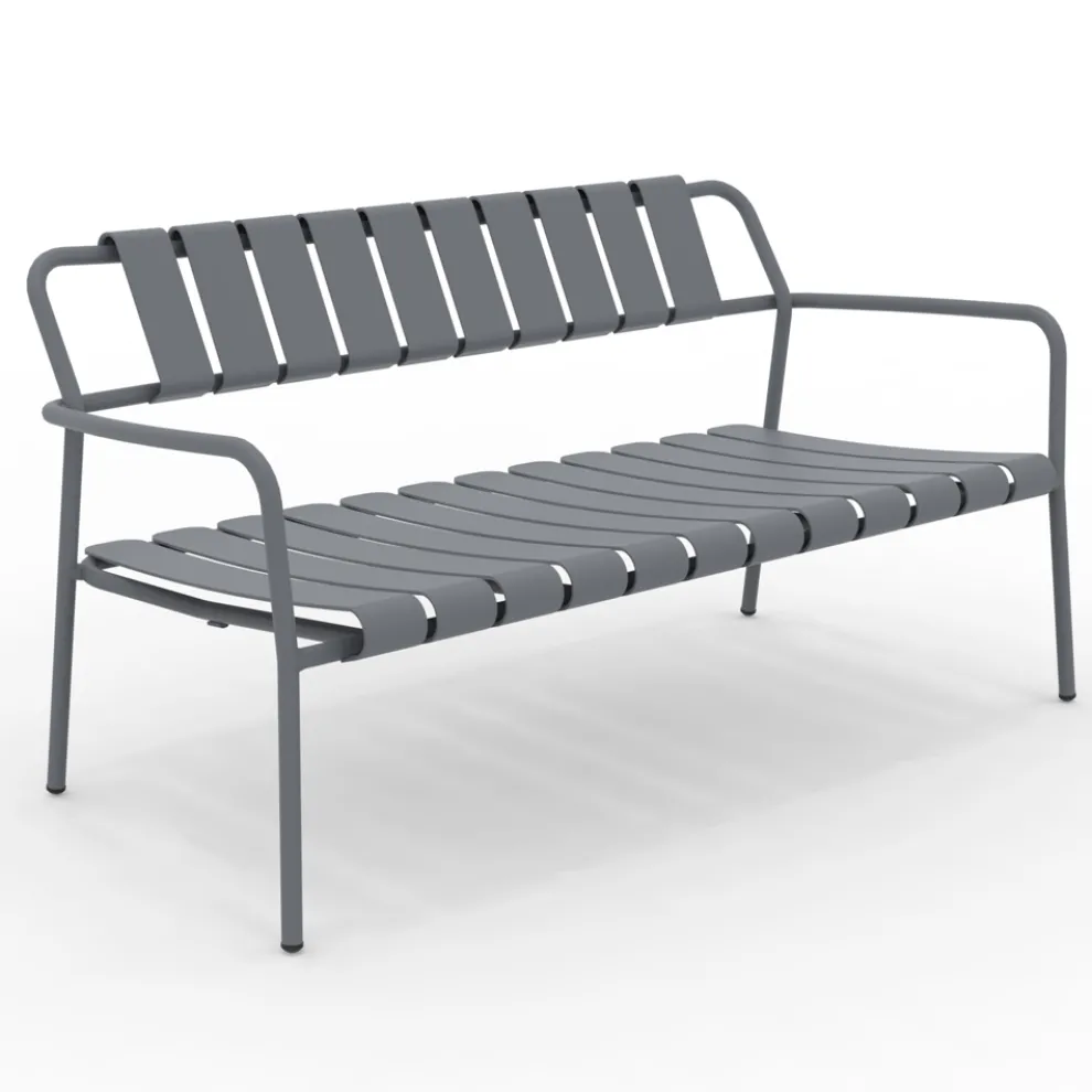 Gartensofa komplett aus Aluminium - Resplendent
