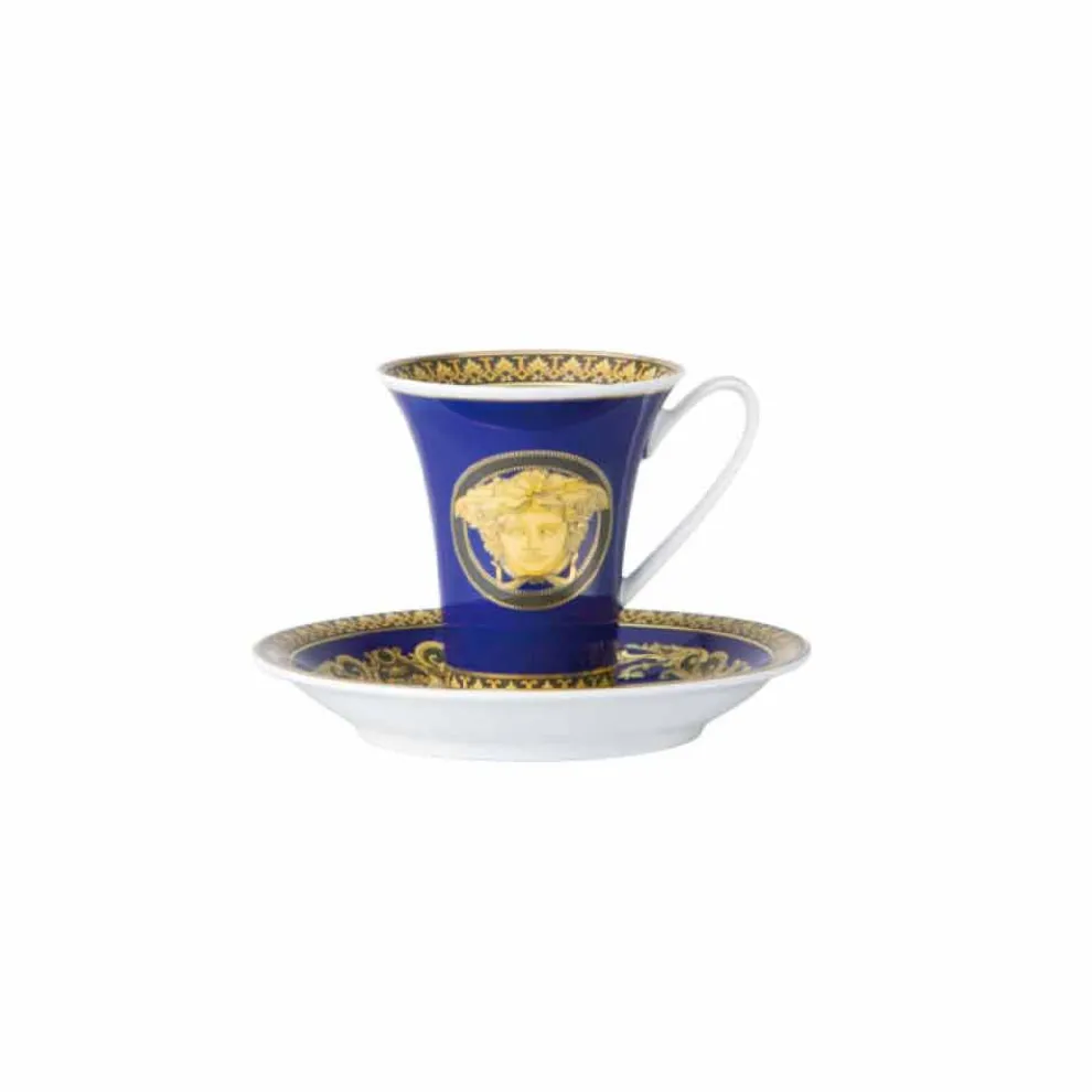 Rosenthal Versace Medusa Blue Porzellan Design Kaffeetasse