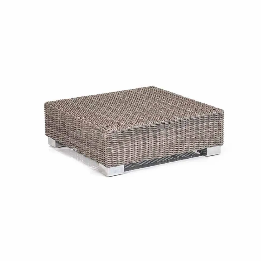 Polyrattan Outdoor Gartentisch Mark Design handgeflochten