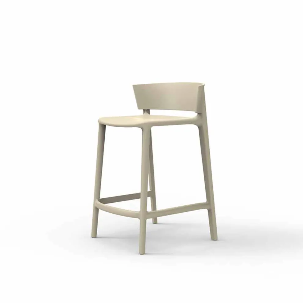 Gartenhocker Africa von Vondm, H 85 aus Polypropylen und Glasfaser, 4 Stück