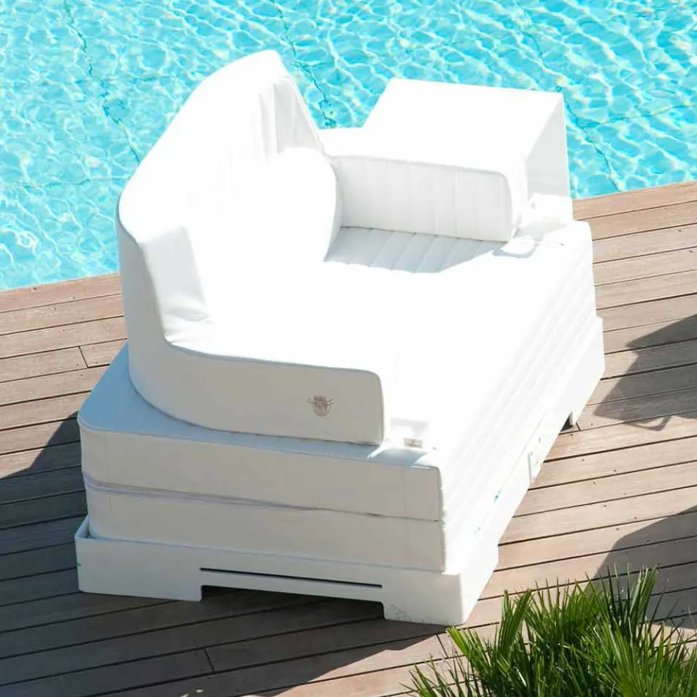 Schwimmendes Loungesofa doppelte Sitzfläche  Magnum Luxury