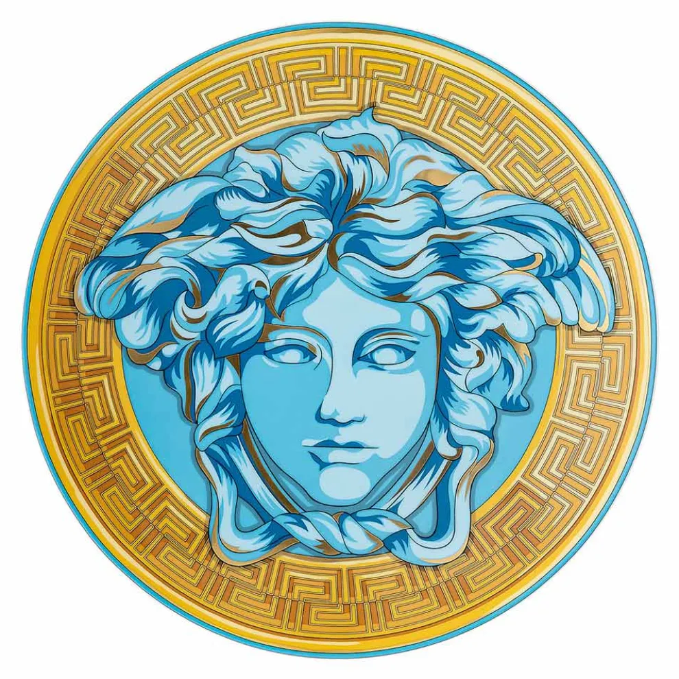 Rosenthal Versace Medusa Amplified Tischkartenteller Durchmesser 33 cm - Medusaamplifield