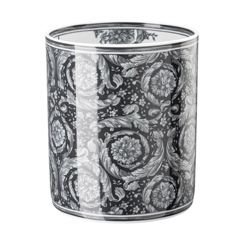 Rosenthal Versace Barock-Porzellanvase mit Ton-in-Ton-Farben - Barock