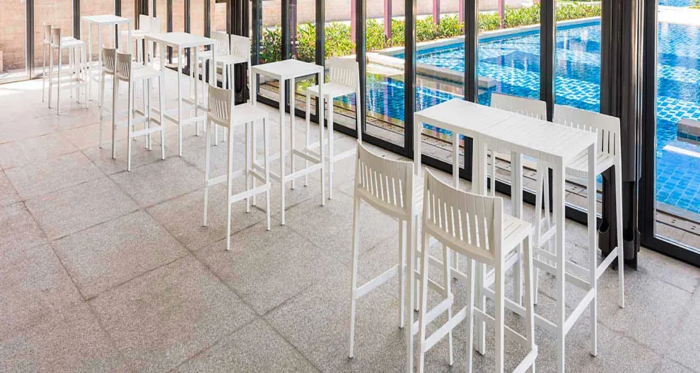 Gartentisch Spritz von Vondom aus Polypropylen mit Glasfaser