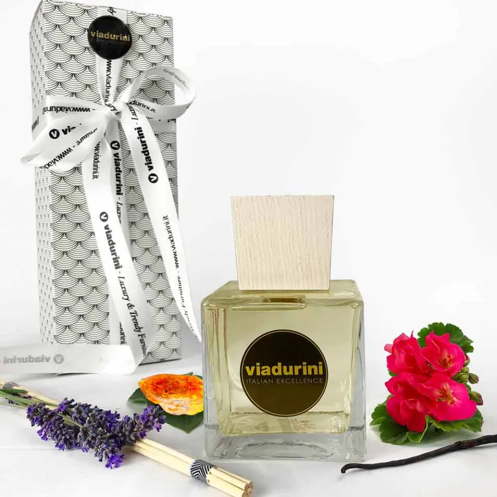 Natürlicher Raumduft Amber Dufte 500 ml mit Stäbchen - Romaeterna