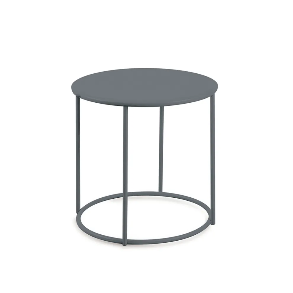 Garten-Couchtisch aus verzinktem Stahl in verschiedenen Größen Made in Italy - Brienne