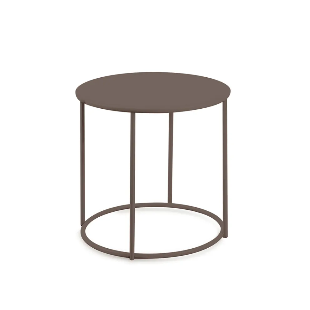 Garten-Couchtisch aus verzinktem Stahl in verschiedenen Größen Made in Italy - Brienne