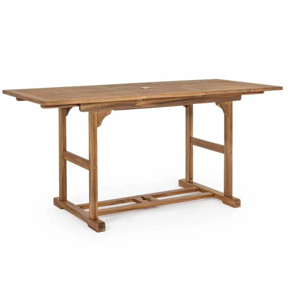 Ausziehbarer Tisch im Freien Bis zu 160 cm in Akazienholz - Wolke