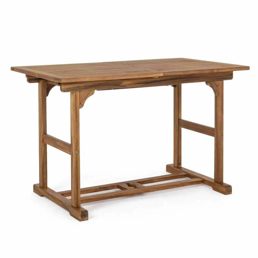 Ausziehbarer Tisch im Freien Bis zu 160 cm in Akazienholz - Wolke