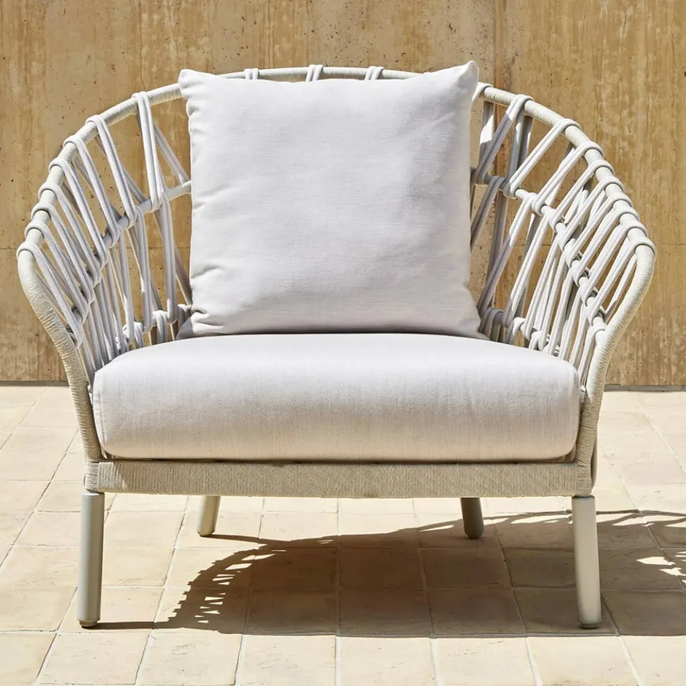 Gartensessel aus Aluminium Made in Italy - Emmacross von Varaschin