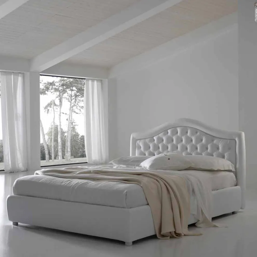 Doppelbett mit Container, klassisches Design Capri von Bolzan