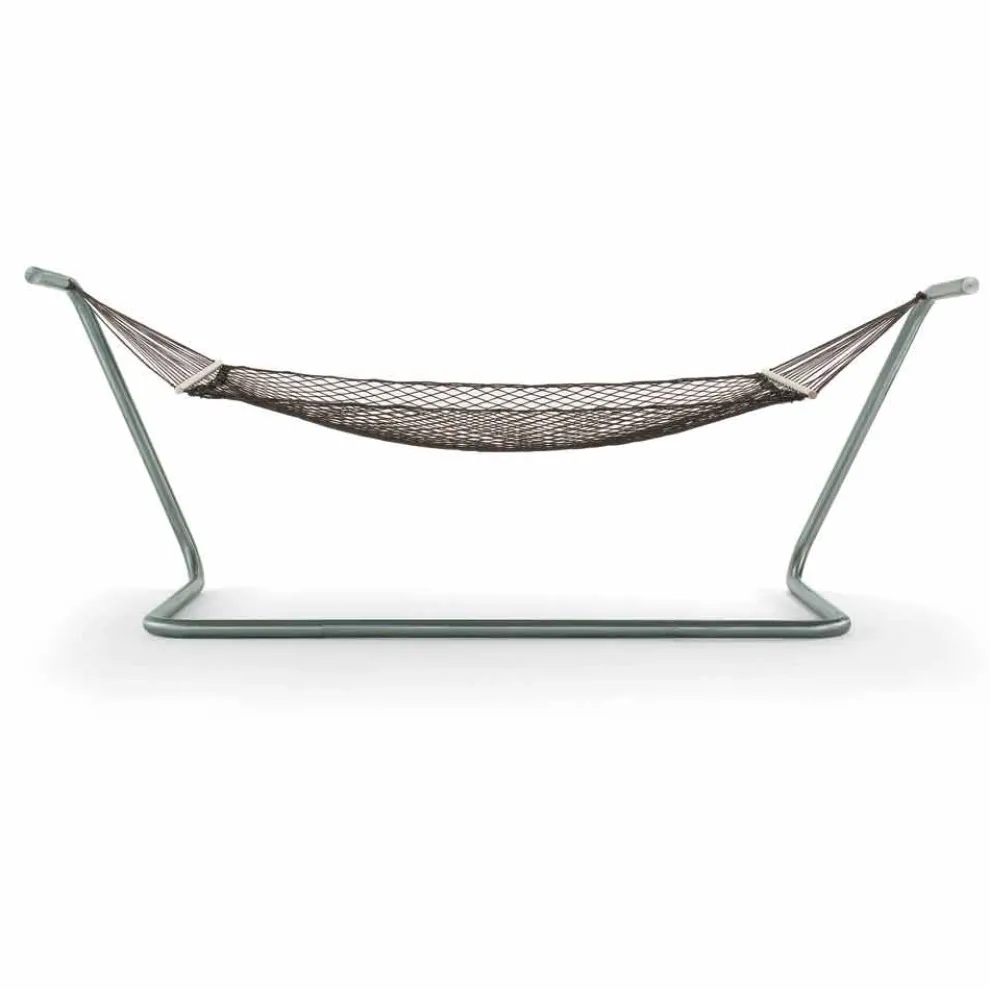 Hängematte in Stahl und Schwarz Garten Design Made in Italy - Cumberland