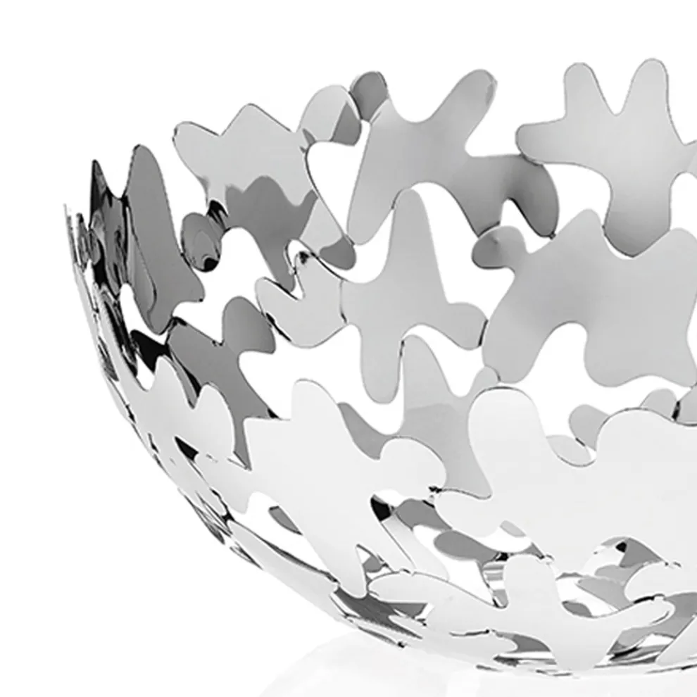 Rundes Herzstück Zeitgenössisches Design Verziertes Silbernes Metall - Cordoba