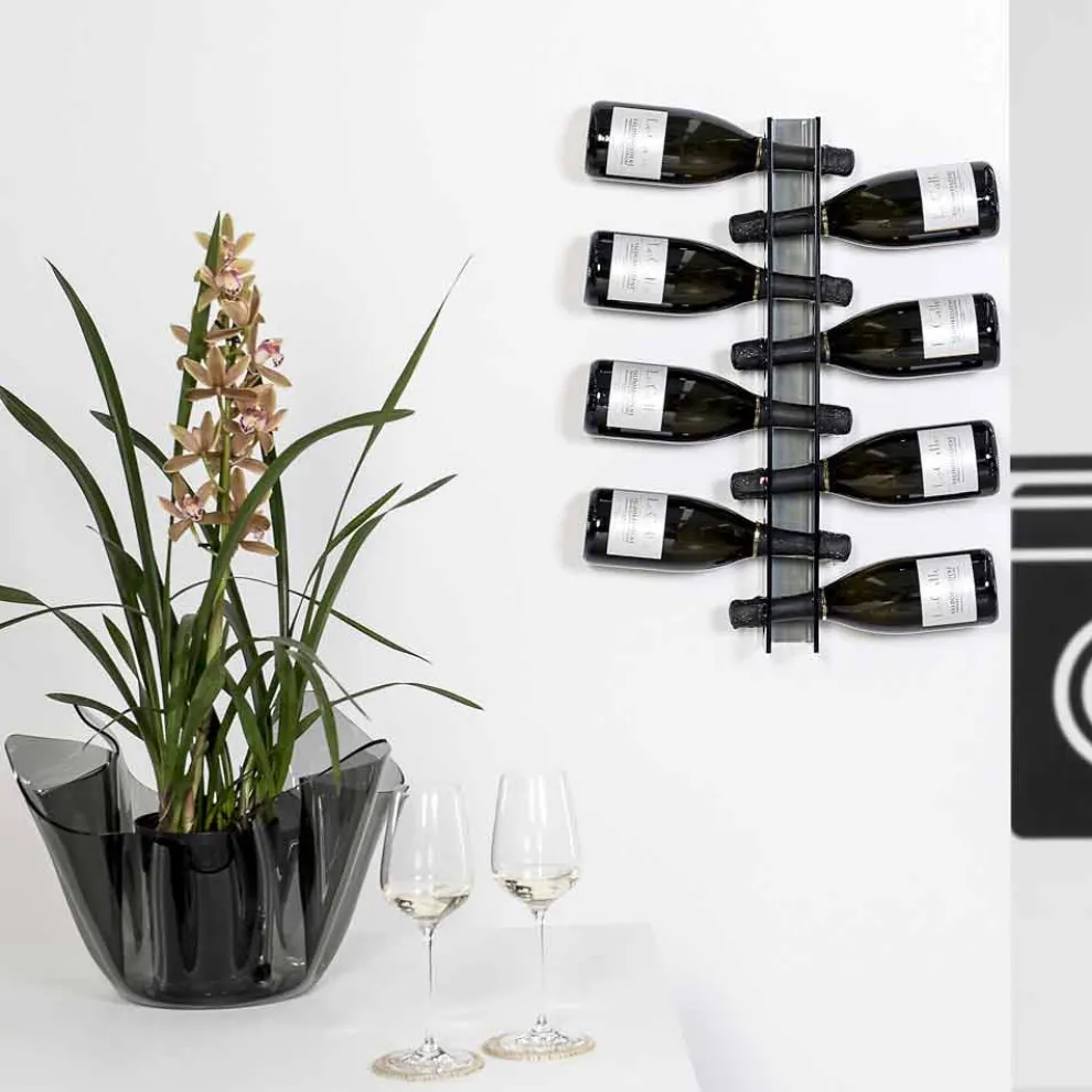 Baby small smoked Wandlampenhalter L6xH60xP11cm, modernes Design