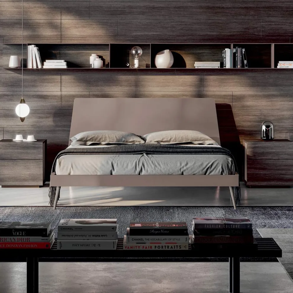 Doppelzimmer mit 5 Elementen Made in Italy Möbel - Scampia