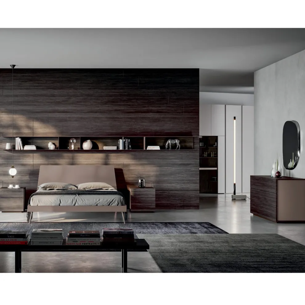 Doppelzimmer mit 5 Elementen Made in Italy Möbel - Scampia