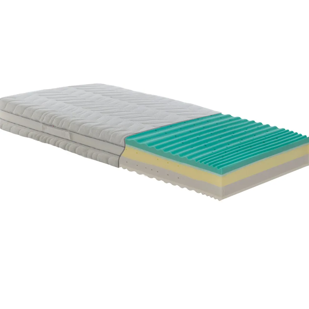 Quadratische und halbe Matratze mit Taschenfedern und Bio Up Memory - Biomemory