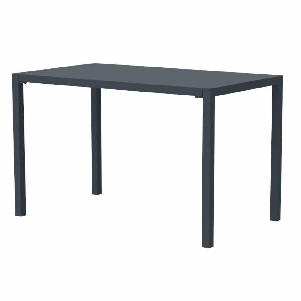 Selbstnivellierender rechteckiger Metall-Außentisch Made in Italy - Binda