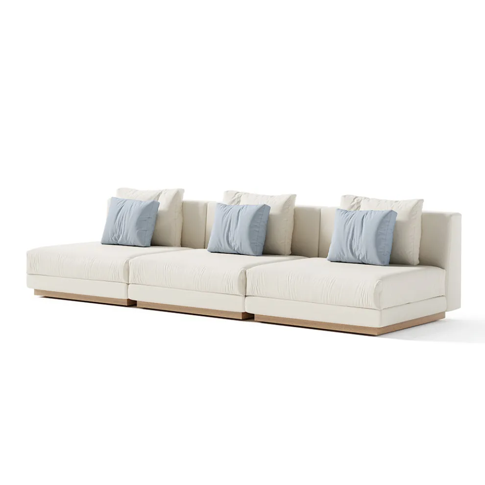 Modulares Outdoor-Sofa aus Stoff Made in Italy - Rubik