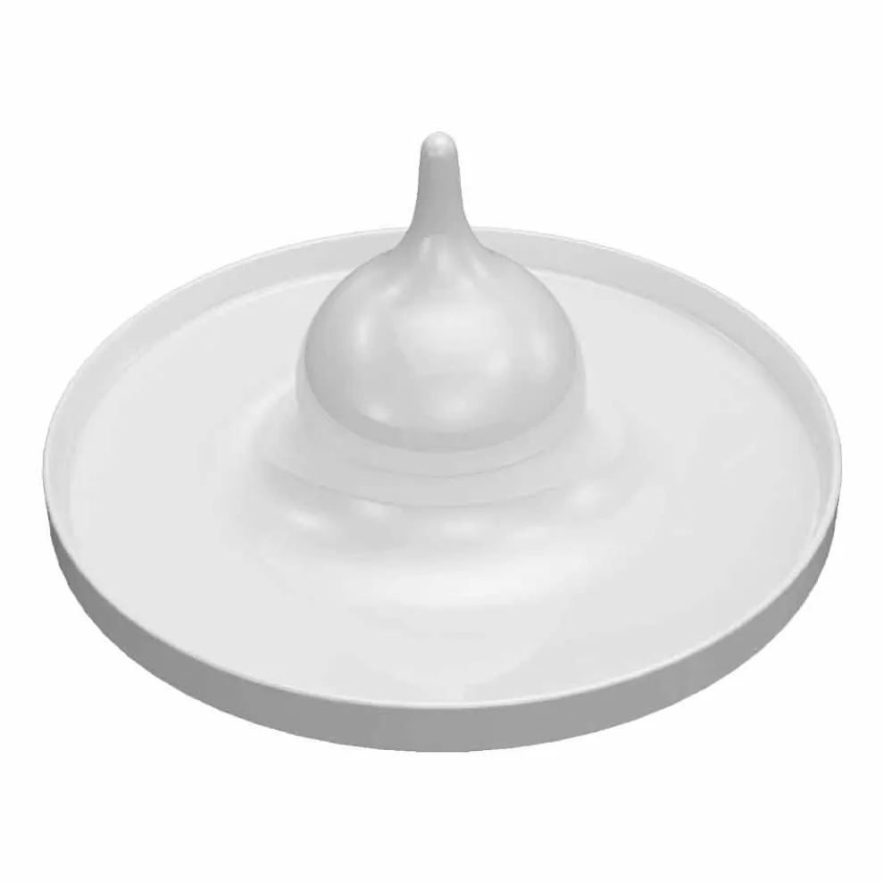 Modernes Design Porzellan Aperitif Teller Set 8 Stück - Galatino