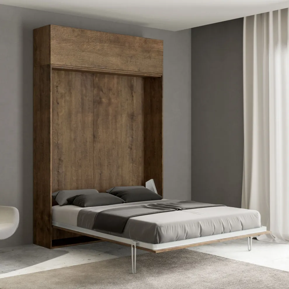 Vertikales Klappbett mit Wandelement - Magiccompare