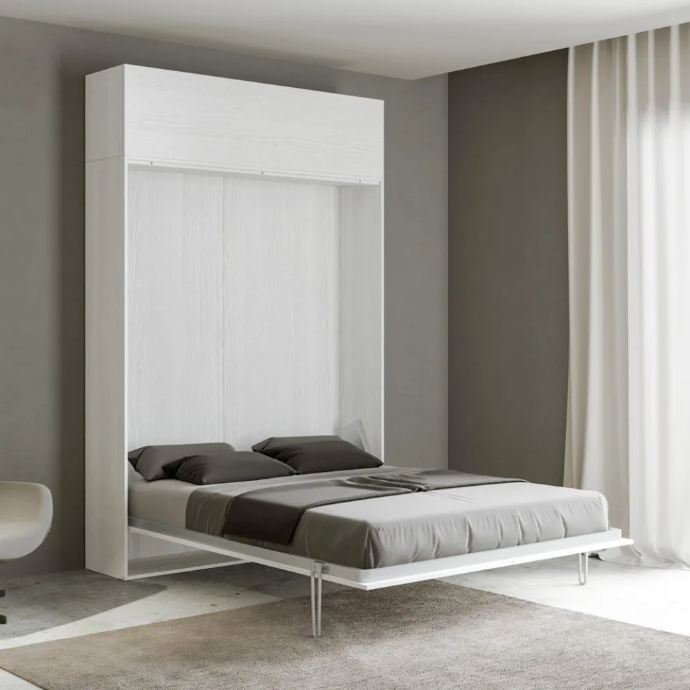 Vertikales Klappbett mit Wandelement - Magiccompare