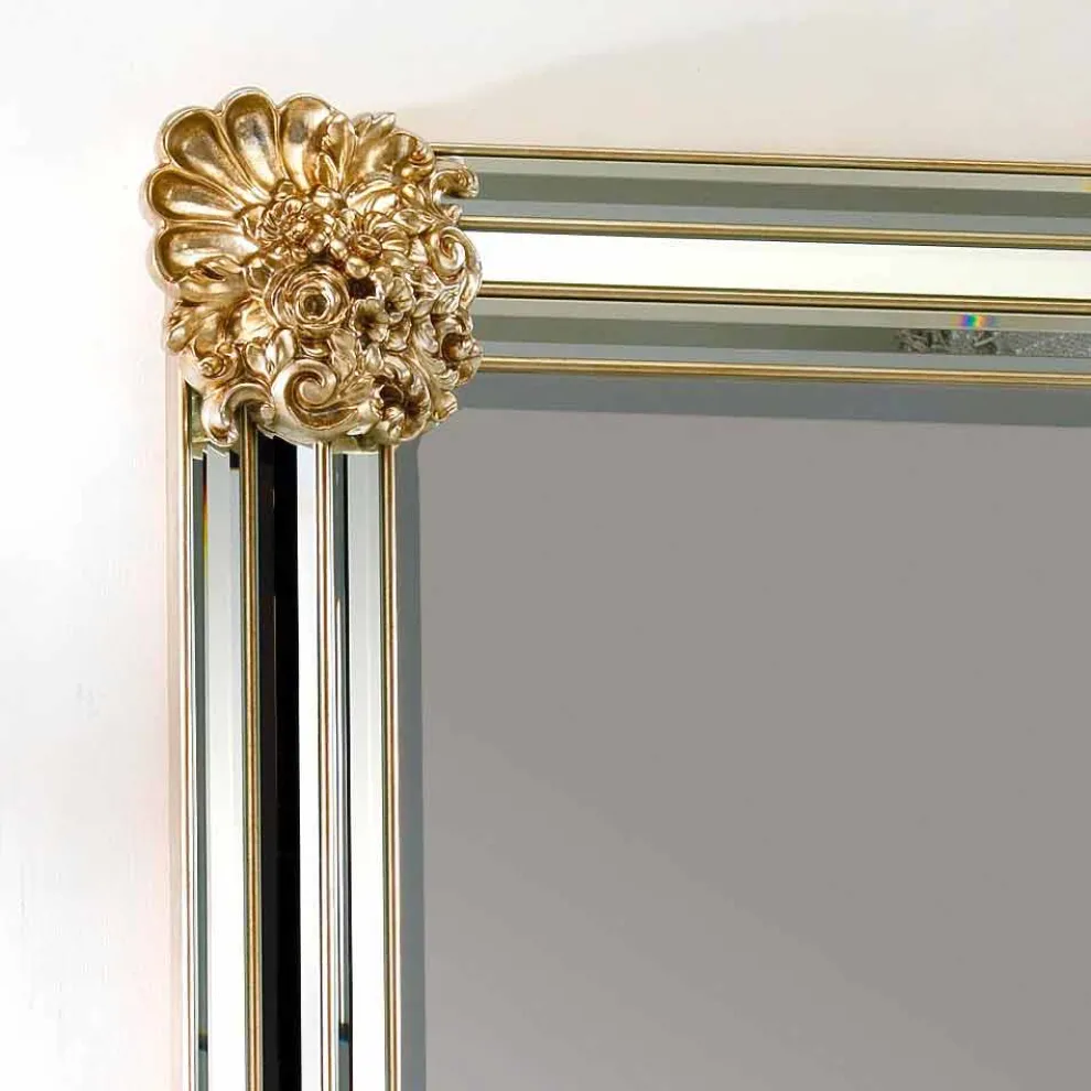 Wand und Standspiegel mit Spiegelrahmen 96x196 cm Luti