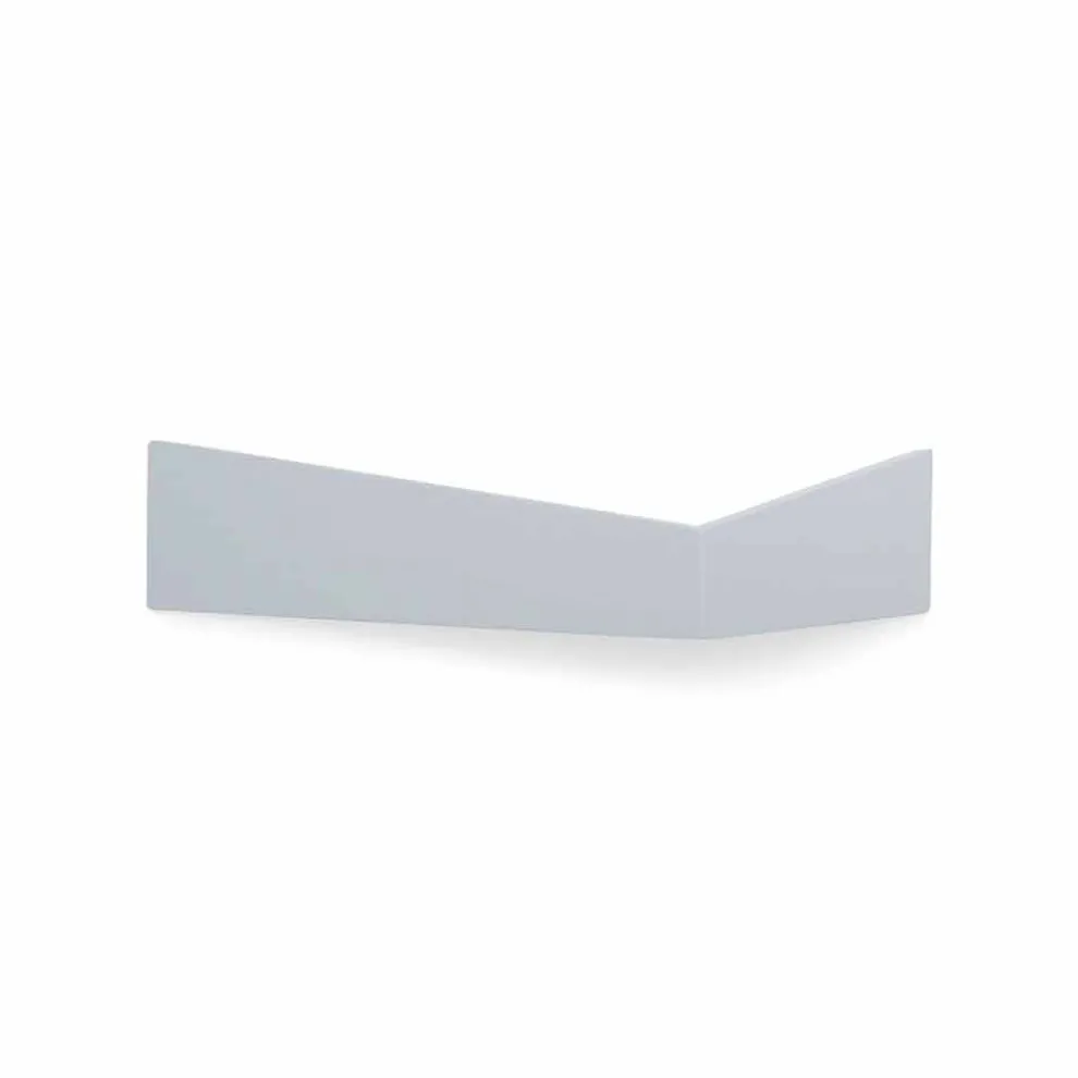 Design Wandregal aus Sperrholz und Metall mit Garderobe - Berema