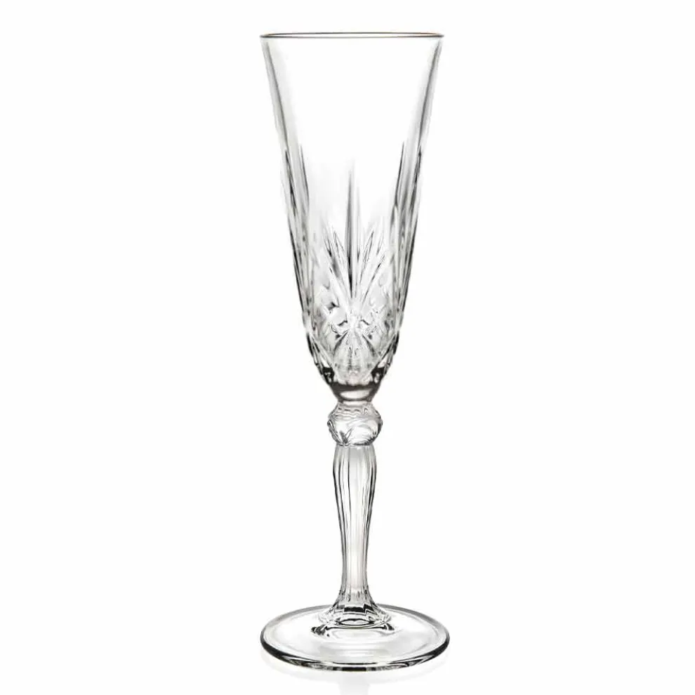 Becherflöte Ökologisches Kristallglas für Champagner 12 Stück - Cantabile