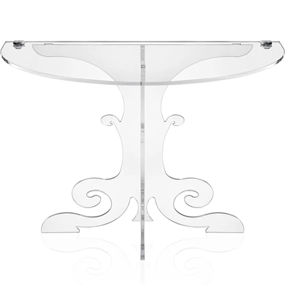 Nachttisch im klassischen Design, aus Acrylkristall und PMMA Tiana