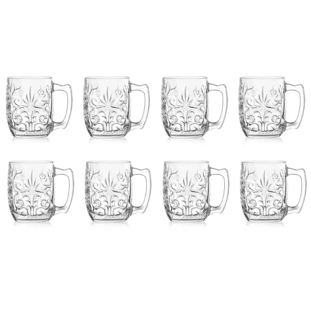 Glastasse für Moscow Mule in verziertem Öko-Kristall 8 Stück - Destino