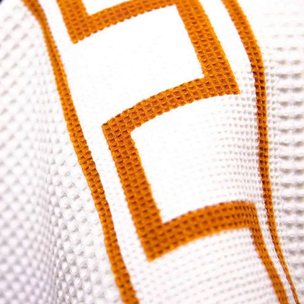 Kunsthandtuch handbedruckt in Baumwolle Unique Piece Italian - Viadurini von Marchi