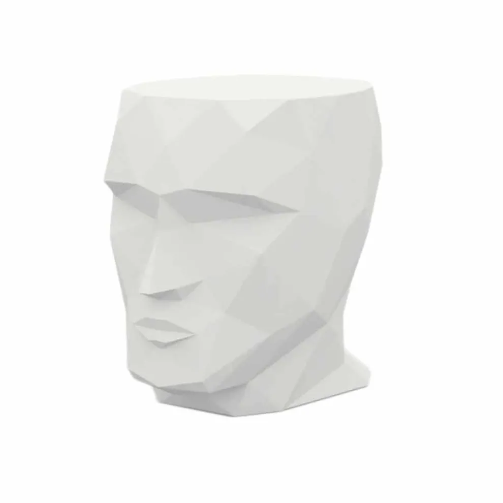 Gesichtsförmiger Außenhocker Adan von Vondom, modernes Design aus Polyethylen