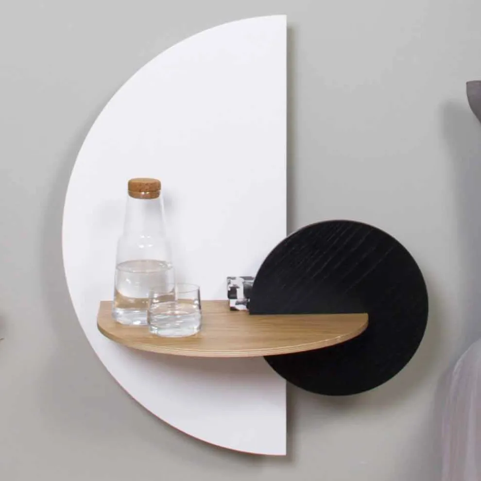 Moderner modularer Nachttisch aus Sperrholz Elegantes und vielseitiges Design - Ramia