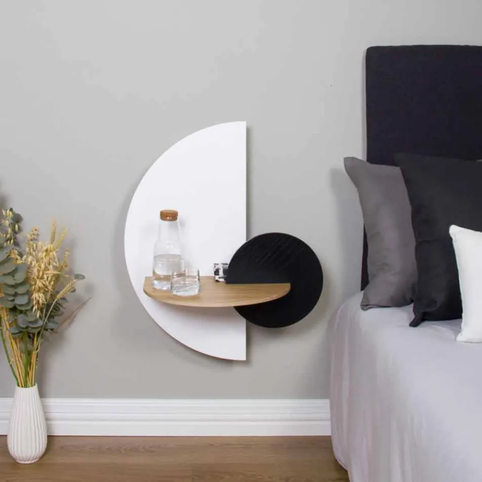 Moderner modularer Nachttisch aus Sperrholz Elegantes und vielseitiges Design - Ramia