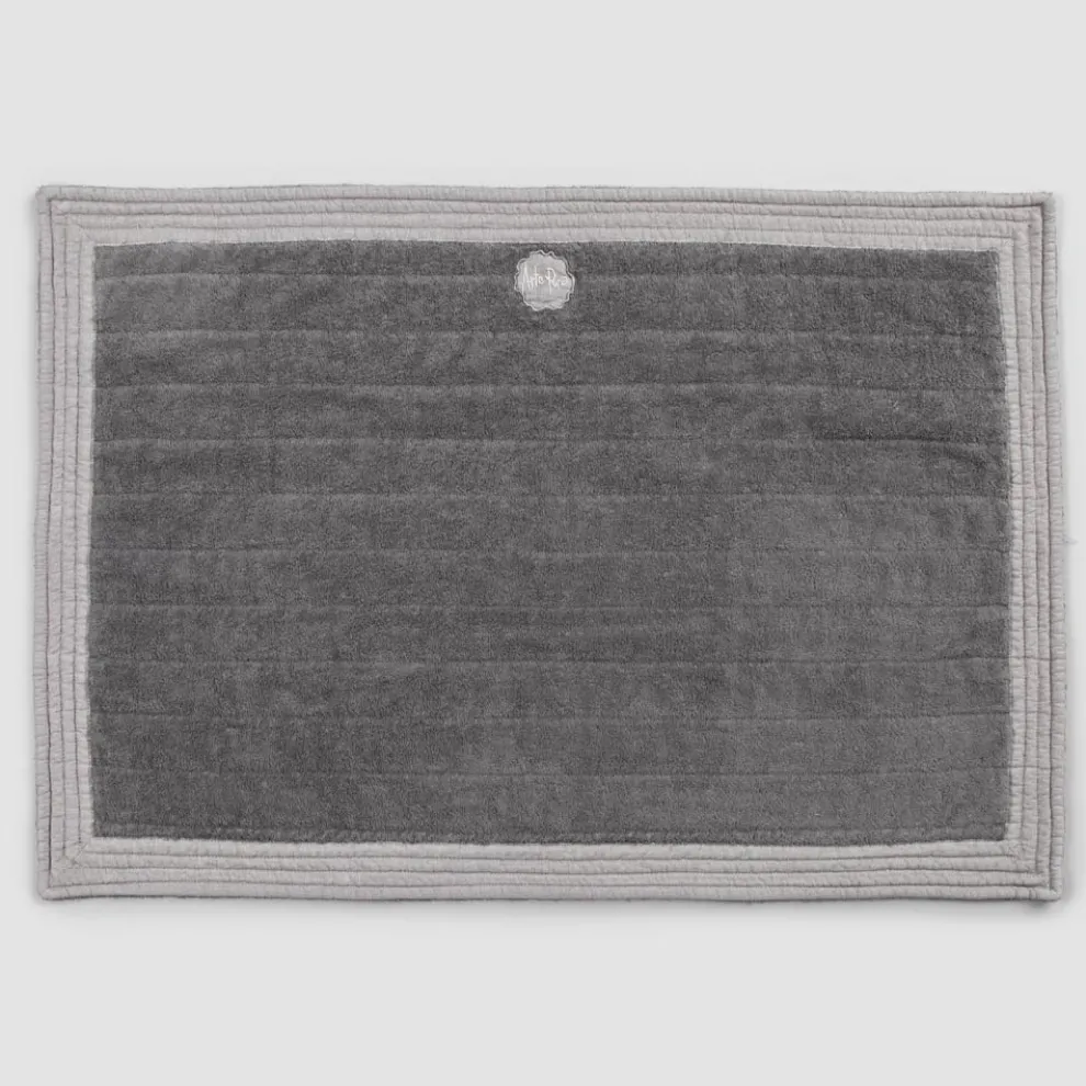 Rechteckiger Badezimmerteppich im farbigen Schwamm Shabby Chic Design - Ginova