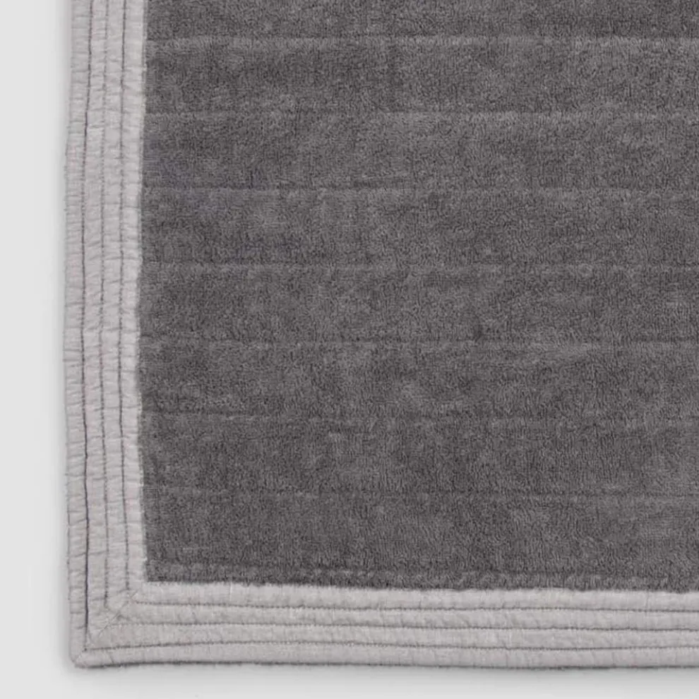 Rechteckiger Badezimmerteppich im farbigen Schwamm Shabby Chic Design - Ginova