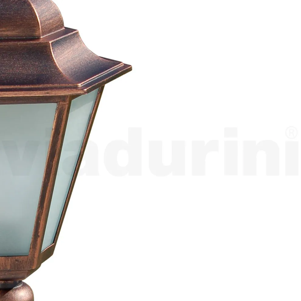 79 cm hohe Gartenlampe aus Glas und 5 Aluminiumausführungen - Pinako