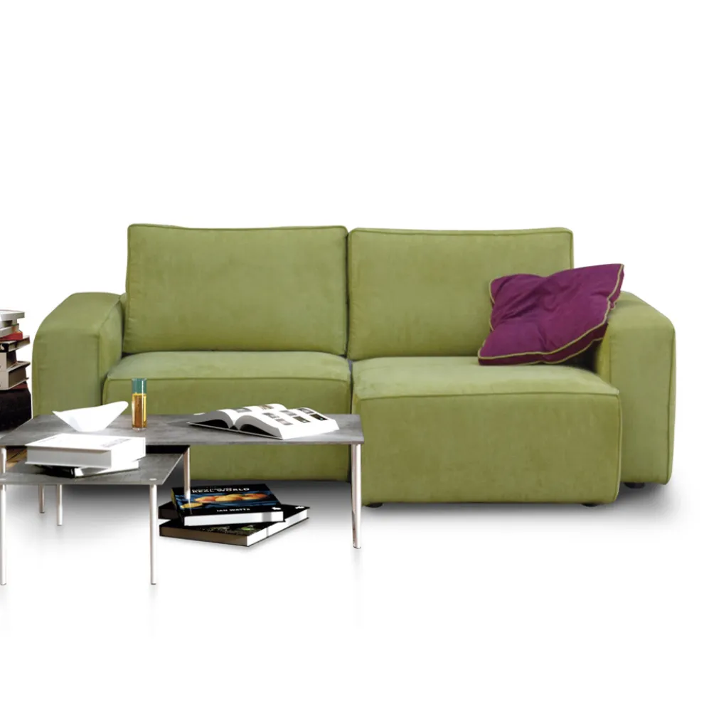 2- oder 3-Sitzer-Sofa mit ausziehbaren Sitzen aus Stoff Made in Italy - Alis