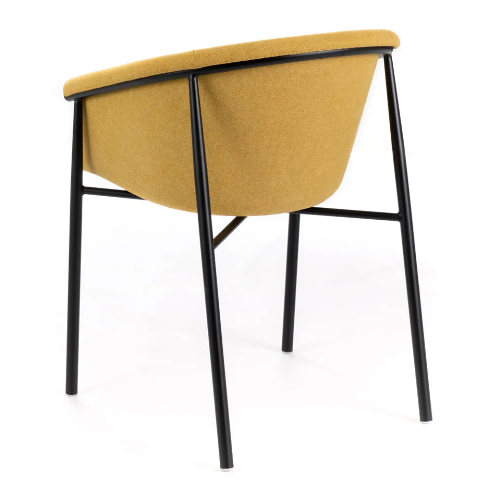 4 Stühle mit Stoffsitz, erhältlich in verschiedenen Ausführungen – Toskana