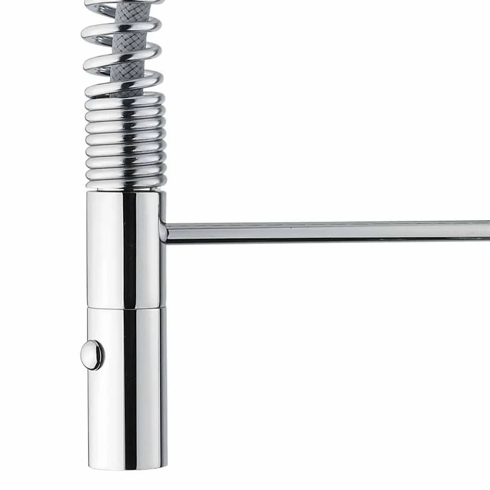 Verstellbarer Waschtischmischer mit Messingfeder Made in Italy - Cardio