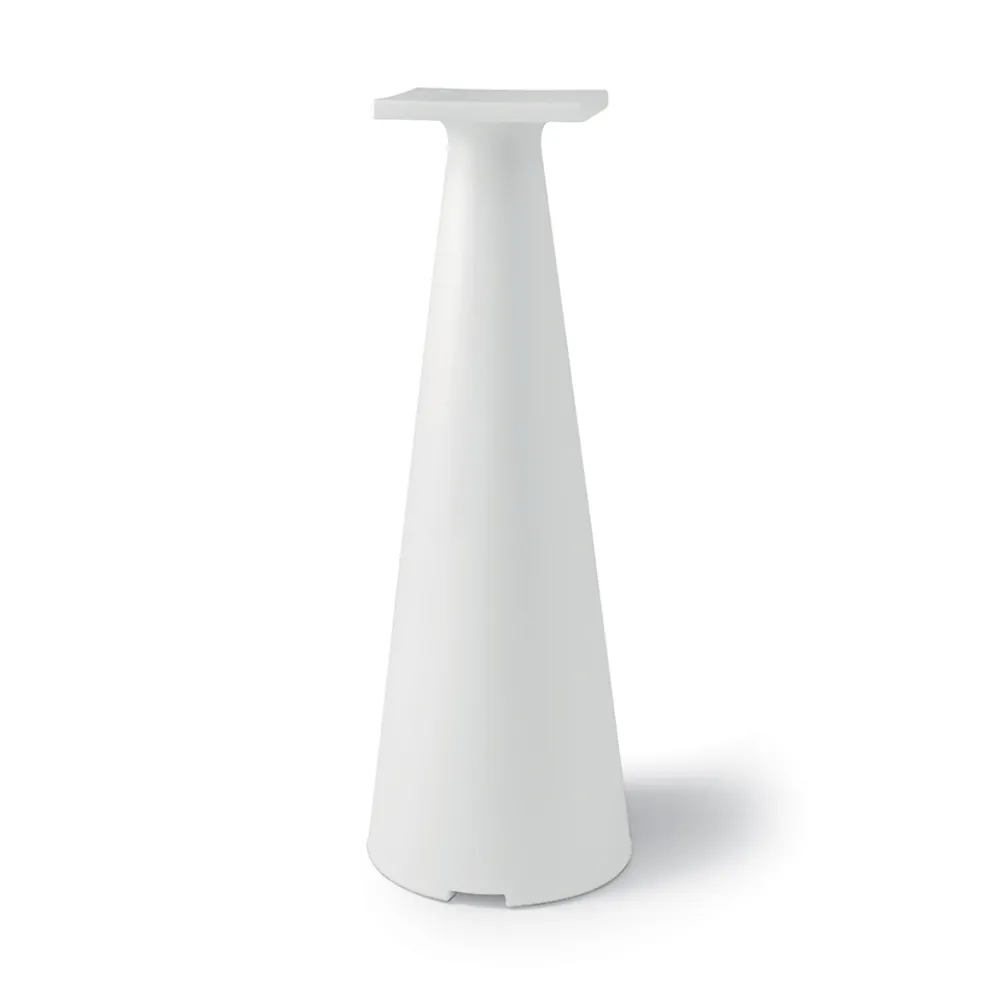 Garten-Couchtischgestell aus Polyethylen und HPL-Platte Made in Italy - Lucy