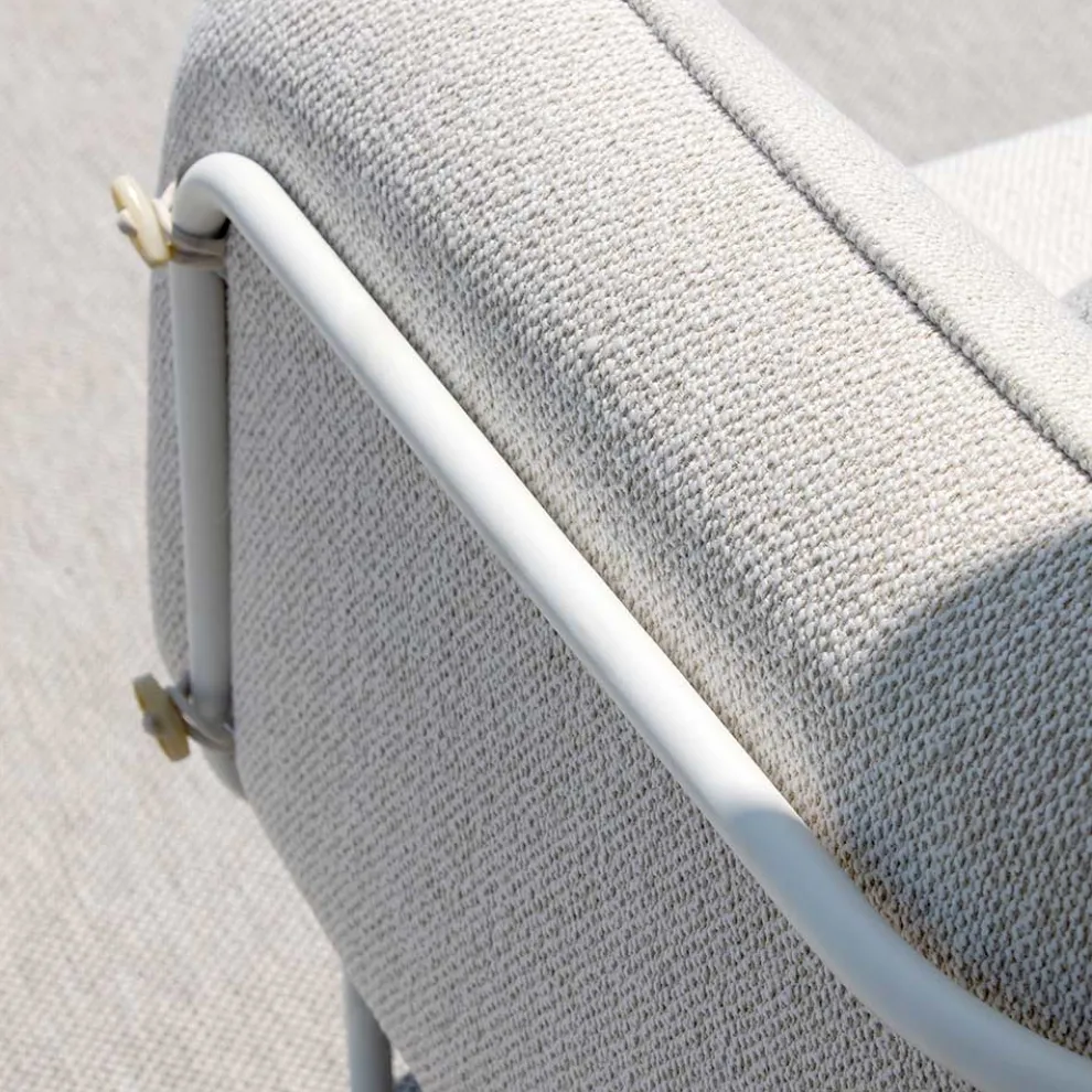 Niedriger Outdoor-Sessel mit gepolstertem Sitz Made in Italy - Planter