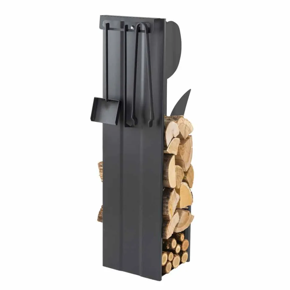 Interner schwarzer Holzhalter mit modernem Design und Werkzeugen - Maestrale3