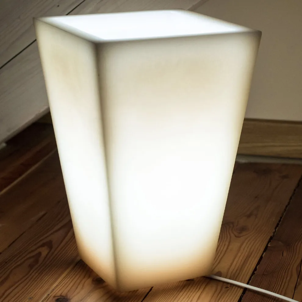 Abat-Jour in Duftwachs Scratched Effect Design Made in Italy - Monia