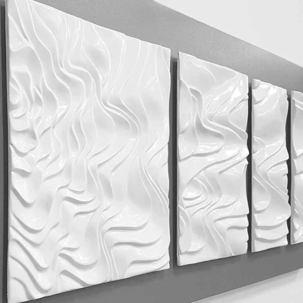 Abstrakte moderne Design-Keramikwandzusammensetzung Made in Italy - Verno