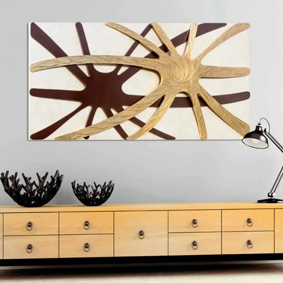 Abstraktes Bild modern Chad Made in Italy