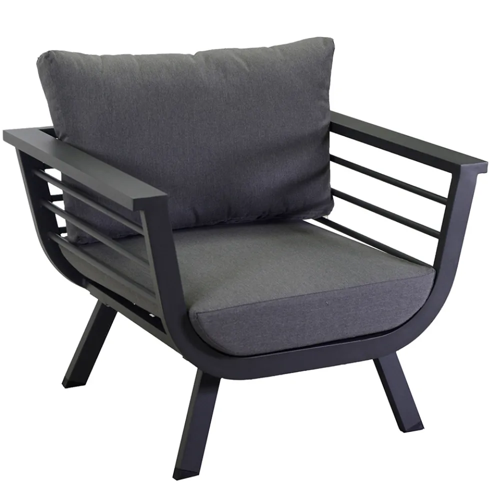 Outdoor-Wohnzimmer bestehend aus 2 Sesseln und 1 Couchtisch - Righello